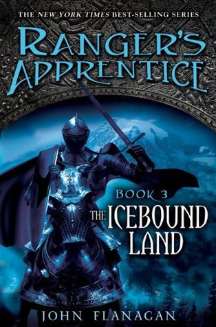 The Icebound Land by John Flanagan book cover