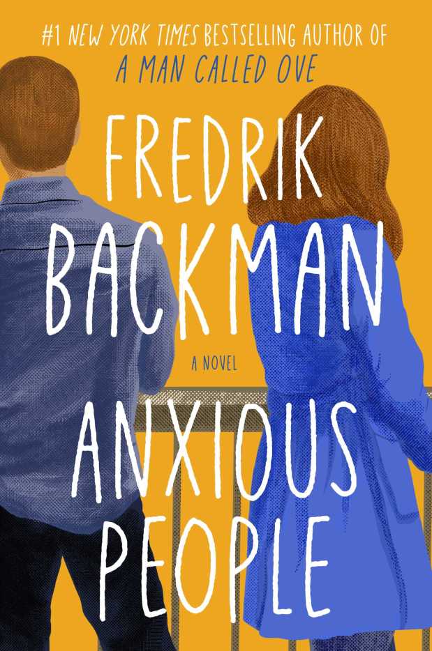 Anxious People by Fredrik Backman book cover