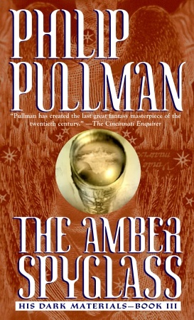 The Amber Spyglass by Philip Pullman book cover