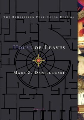 Cover of House of Leaves, depicting a black background with geometric fibonacci sequences.